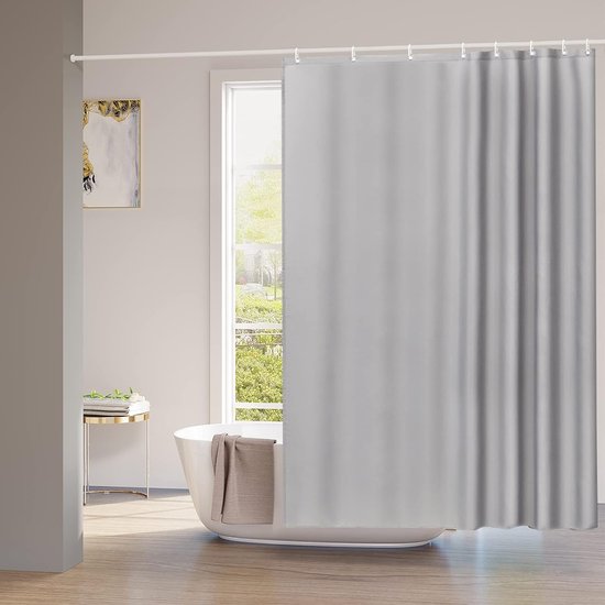 Douchegordijn, waterdicht, schimmelwerend, wasbaar douchegordijn, zwaar badgordijn van... bol