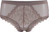 Sapph Lizz High Brief Dames Onderbroek - Taupe - Maat L