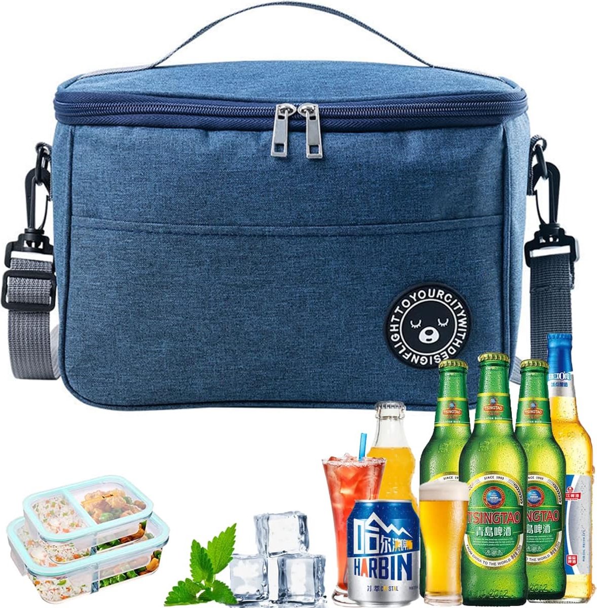 Koeltas, opvouwbaar, boodschappentas, picknicktas, thermotas