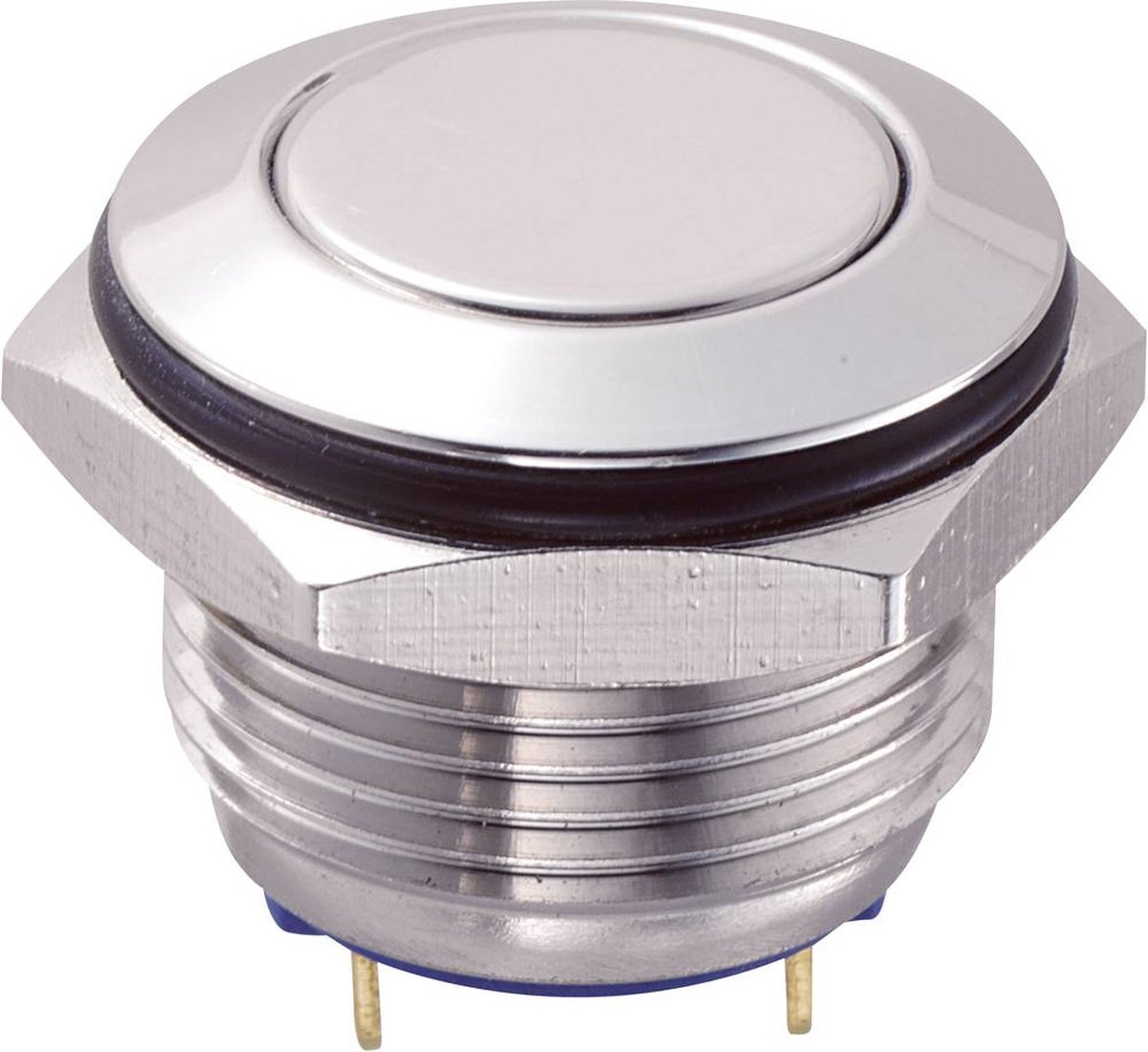 TRU COMPONENTS 701816 GQ16F-10/J/S Vandalismebestendige druktoets 48 V/DC 2 A 1x uit/(aan) Moment 1 stuk(s)