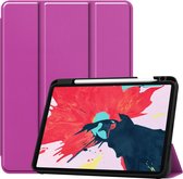 Peachy Trifold hoes voor iPad Pro 11 inch (2018 2020 2021 2022) & iPad Air 4 en iPad Air 5 - paars