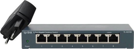 TP-Link TL-SG108 - Netwerk Switch - Unmanaged - 8 poorten