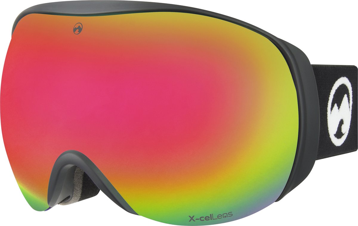 MowMow® CHARGER - Masques de ski, X-cellLens + lens BONUS, Etui à  lunettes de ski de