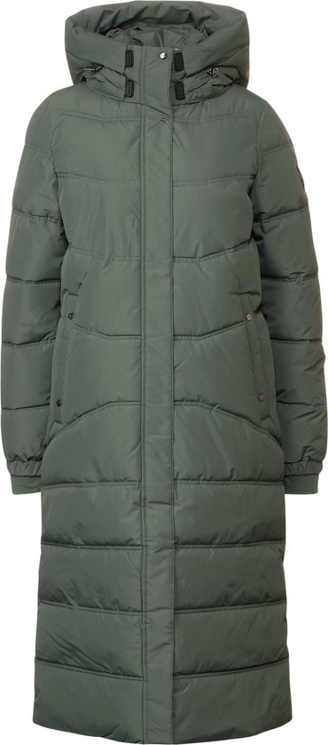 Long Quilted Jacket w. Teflon