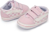 Baskets de bébé - Chaussons Bébé - Velcro - Pointure 20-21 - 12-18 mois - (13cm) - rose/blanc