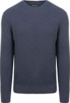 Marc O'Polo - Pullover Wol Blend Navy - Heren - Maat XL - Regular-fit