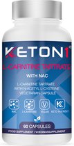Keton1 | L-Carnitine Tartrate | 60 Capsules | 1 x 60 capsules