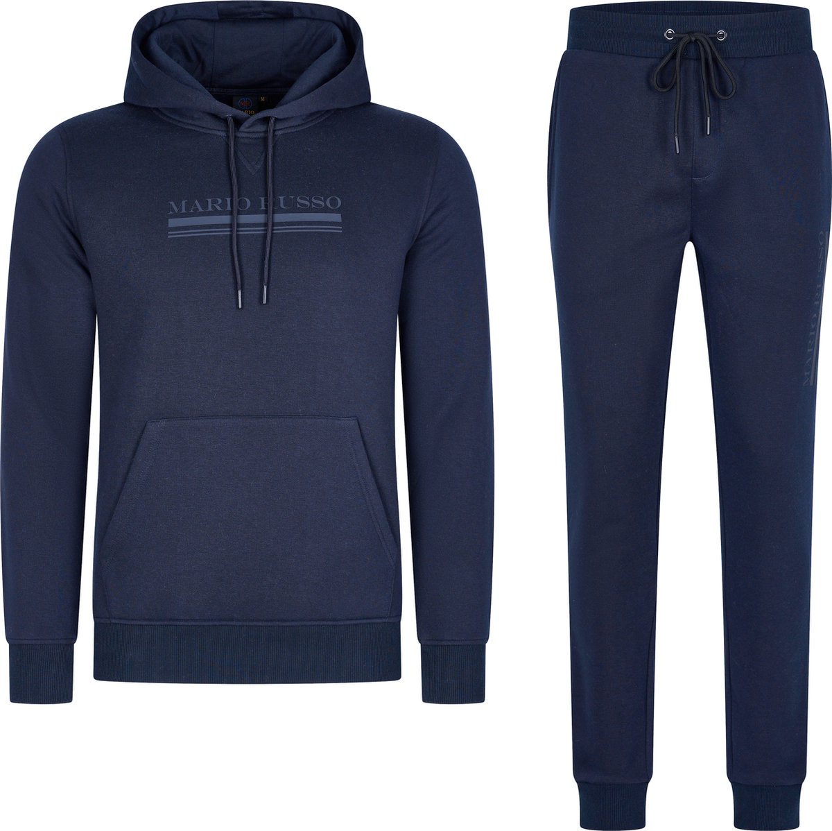 Mario Russo Trainingspak Anselm- Huispak - Joggingpak - Hoodie - Navy - L
