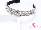 Haar in Stijl® | Diadeem Helder / Wit Saphire Rhinestones Diamant Brilliant | vrouwen dames haaraccessoires feest bruiloft verloving