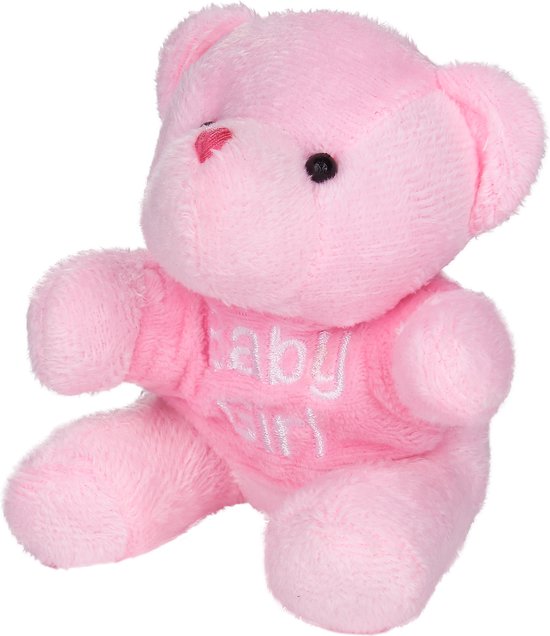 BRUBAKER Cosmetics 7-delige Babycadeauset voor meisjes- Cadeau voor babyshower - Babyverzorgingsset in Badkuip en pluche beer - Babycadeau - Roze van BRUBAKER Cosmetics — afbeelding 4