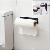 Keuken papieren handdoekhouder onder kast - toiletrolhouder wandmontage zelfklevend - hanger handdoekenrek voor badkamer, koelkast, gootsteen