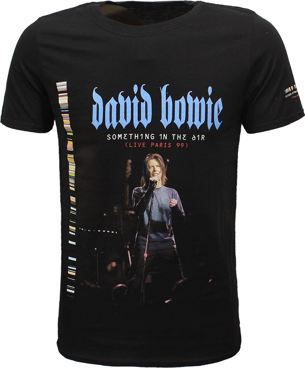 David Bowie Live in Paris T-Shirt - Officiële Merchandise - M