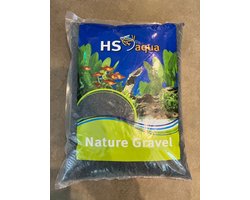 HS Aqua | Aquarium Grind | Zwart | 1 - 2 mm | 9 Kg