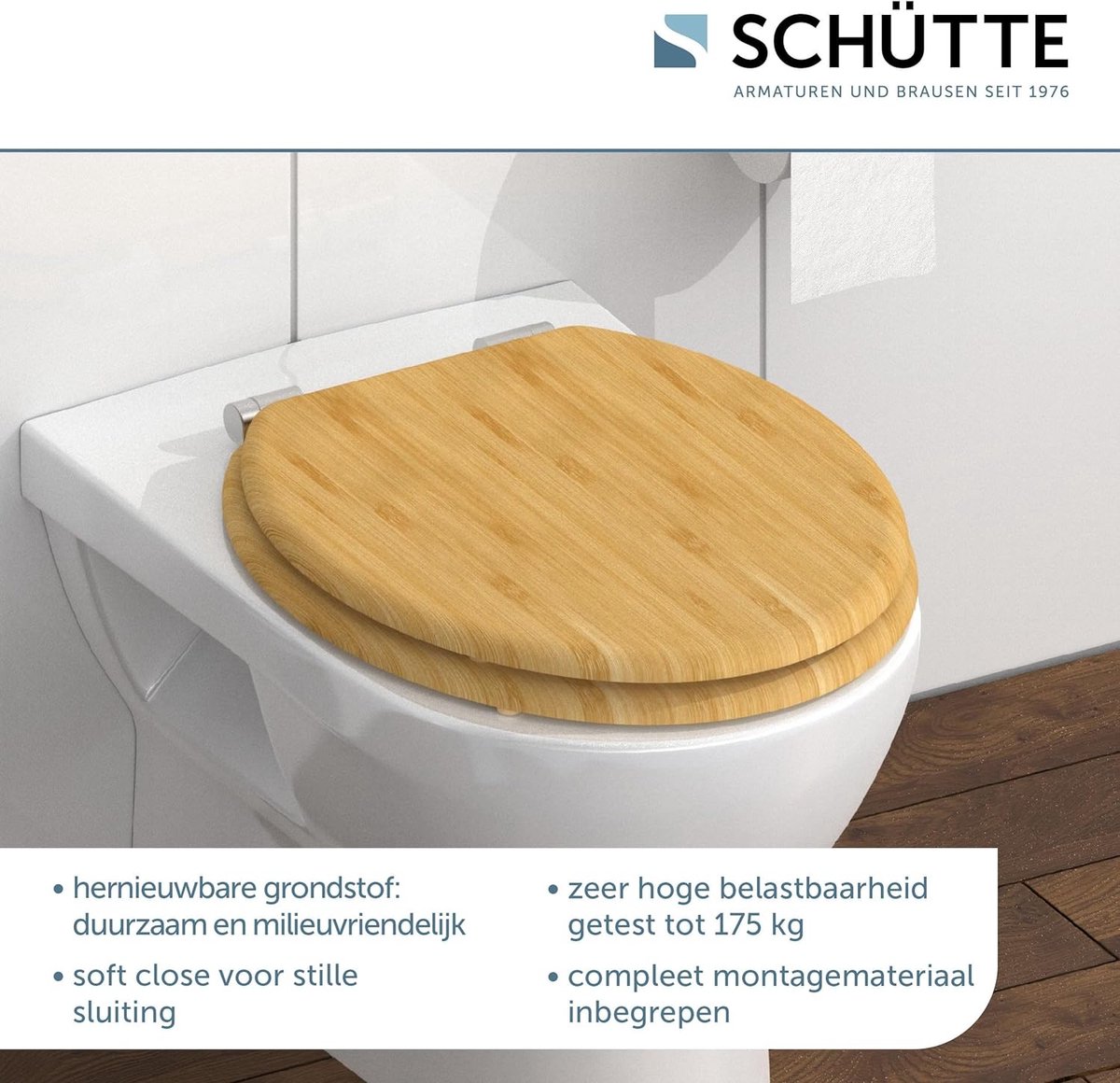 Goedkoopste closing mechanism I High quality - toiletdeksel met snelsluiting voor eenvoudige reiniging, Duroplast wc-deksel