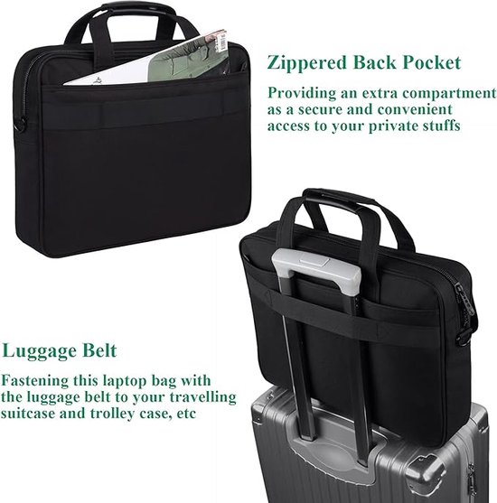 laptop case - Tablet Aktetas Draagtas, Waterbestendig Bescherming Laptop Beschermhoes 17 Inches