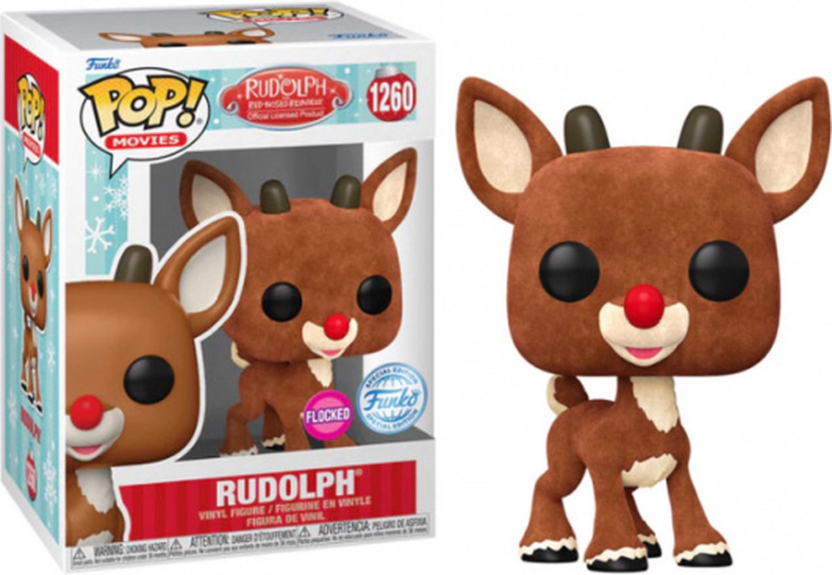 Funko Pop! Rudolph the Red-Nosed Reindeer - Rudolph Flocked
