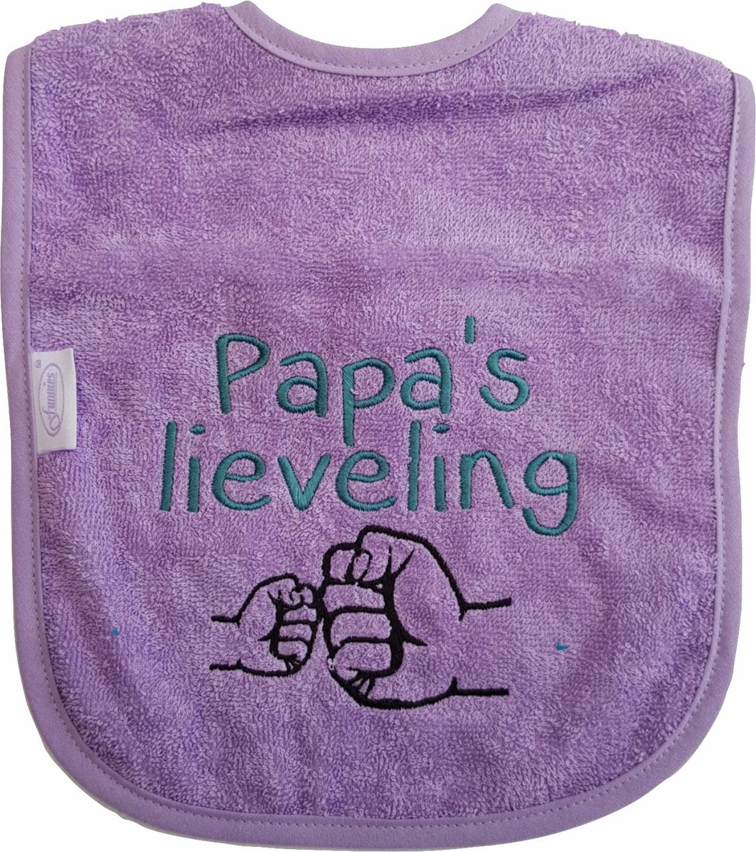 Goedkoopste Lavendel slab met Papa's lieveling - pappa, vader, vaderdag, kraamcadeautje, verjaardag, cadeautje, baby, paars, lila