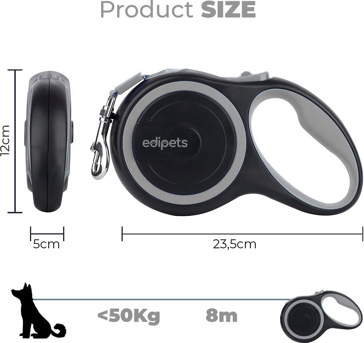 Hondenriem 8 meter - Dierenbenodigdheden