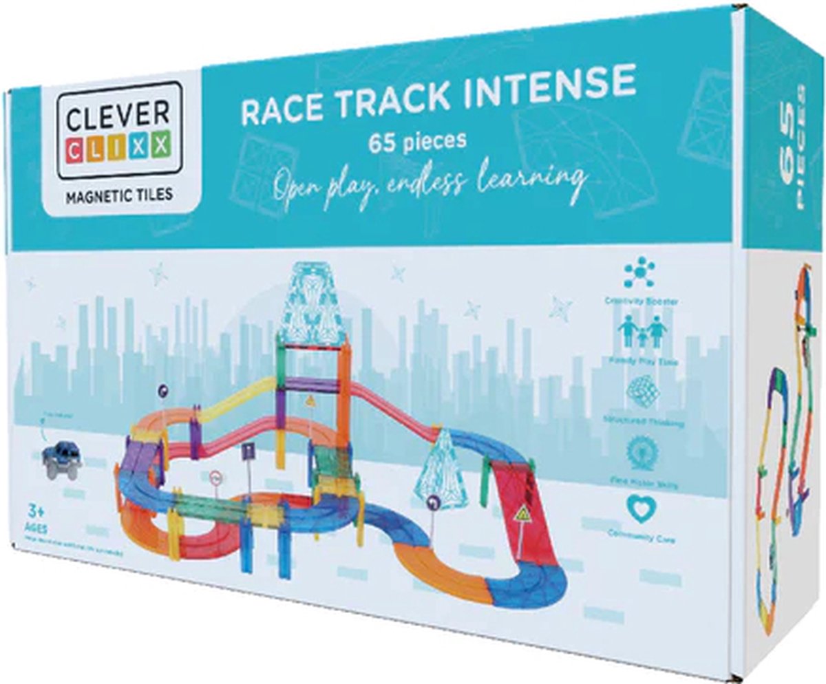 Cleverclixx Race Track Intense | 65 Stuks