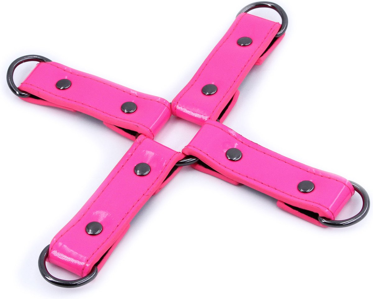Goedkoopste Bondageset Electra Hog Tie Roze