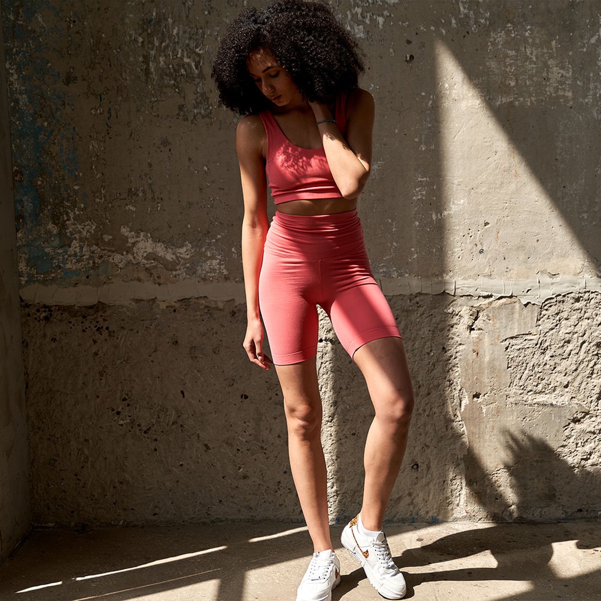 Samarali Coral Katoenen Yogashorts - Comfortabel & Duurzaam - OEKO-Tex Gecertificeerd