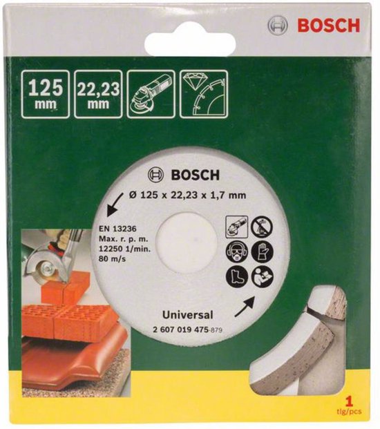 Acheter Disque à tronçonner Diamant métal 125 mm Bosch chez  