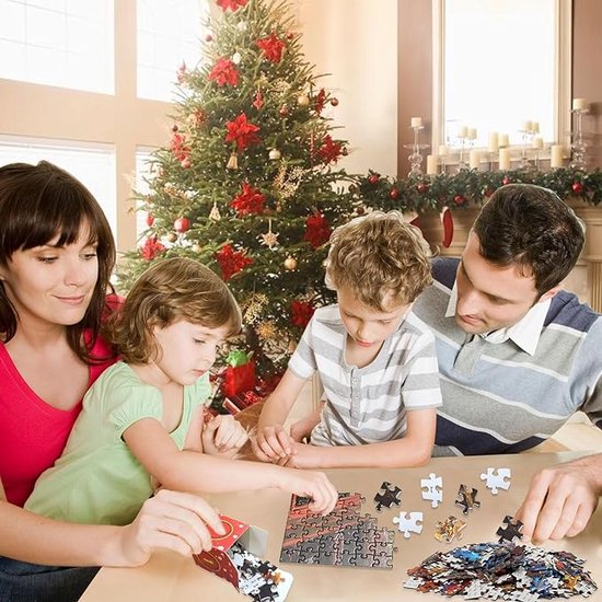 Adventskalender 2023 puzzel 1008 stukjes - kerstkalender voor