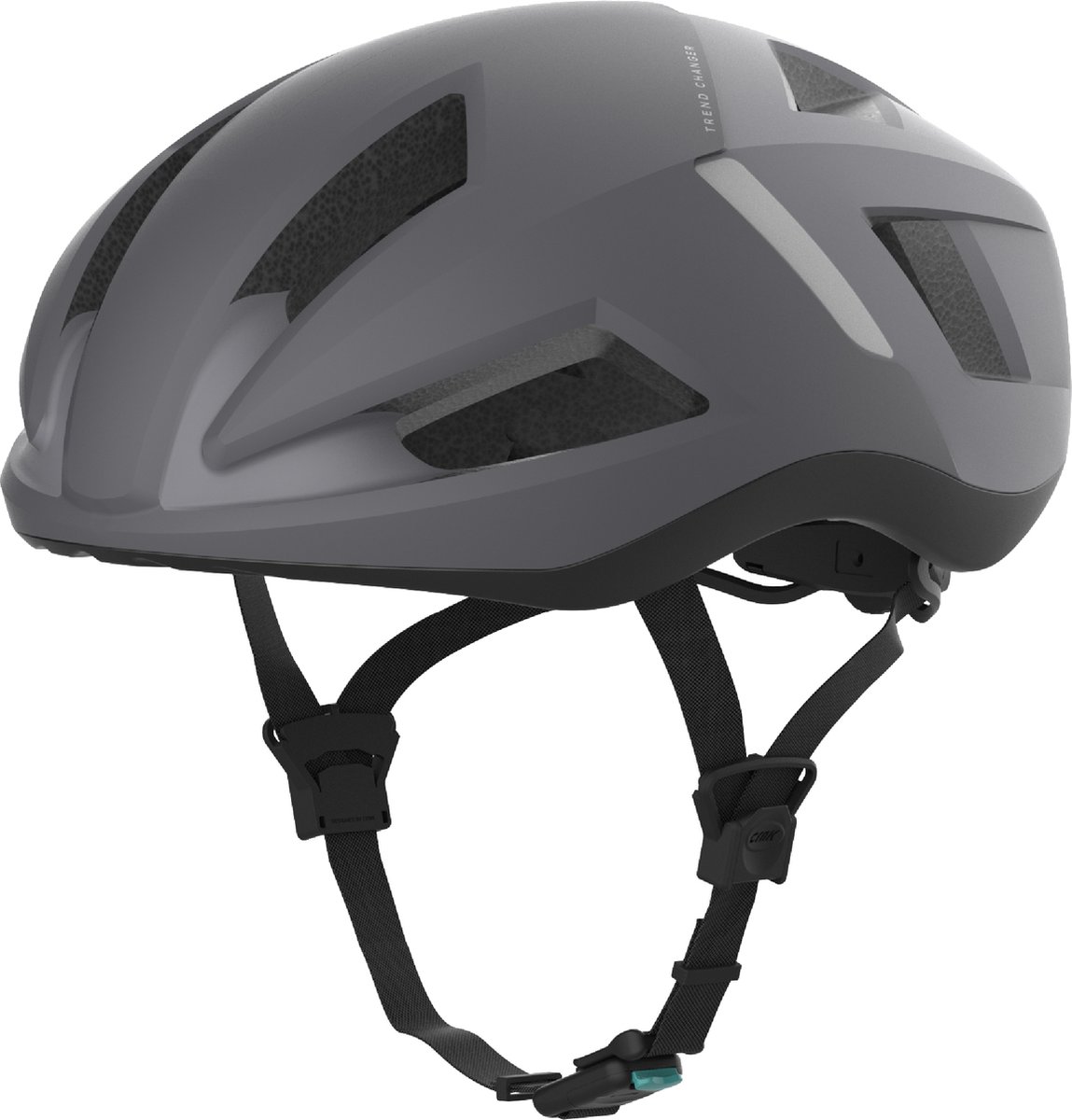 CRNK New Artica Fietshelm - Volwassenen - Grijs - Maat M - Verstelbaar - 11 Ventilatiegaten - 235 gram -Heren Dames - Racefietshelm