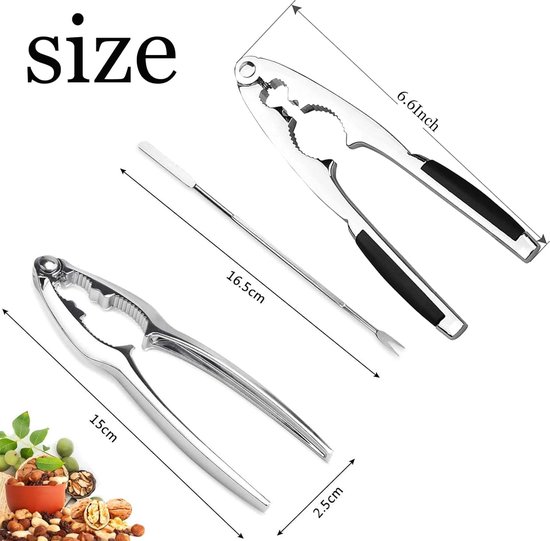Uzman Hazelnotenkraker, notenkraker, notenkraker, walnootkraker, paars, met handslinger en elegant design, handig handmatig te bedienen