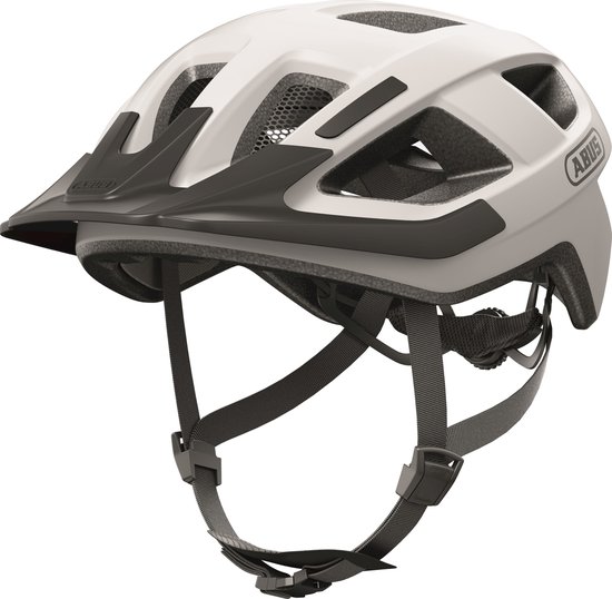 Fietshelm ABUS ADURO 3.0 polar white M - 52-58 cm - wit - Geschikt voor gebruik op elektrische fietsen - stadsfietsen - 300 g — afbeelding 5