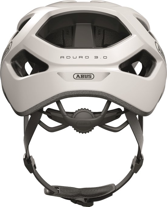 Fietshelm ABUS ADURO 3.0 polar white L - 58-62 cm - wit - Geschikt voor gebruik op elektrische fietsen - stadsfietsen - 320 g — afbeelding 2