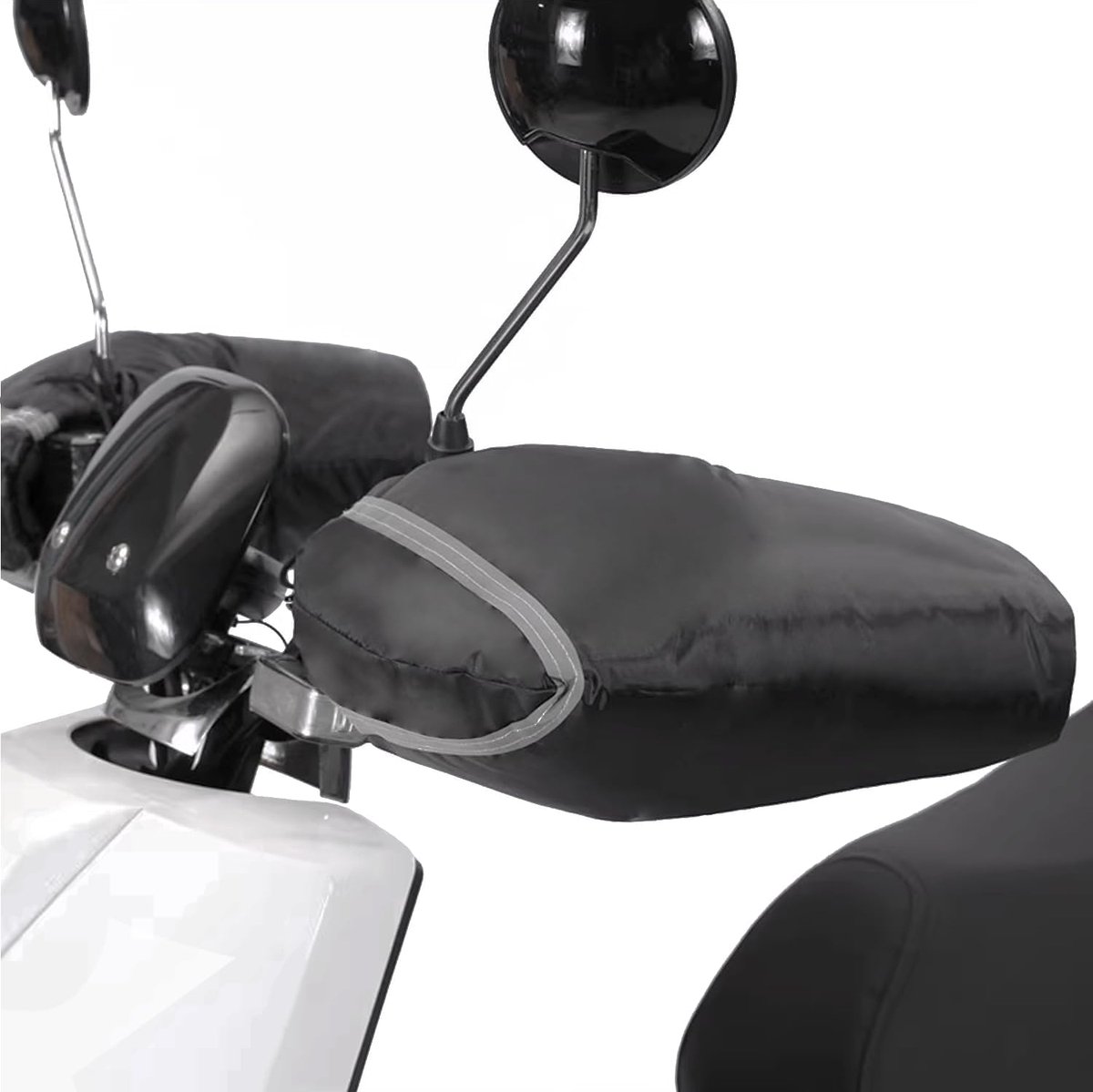 Goedkoopste Handlebar Hand Boots, Warm Handlebar Warmers, Universal, Waterproof Hand Warmers, Thermal Handlebar Sleeves, Warm Muffs Glove for Motorcycle Scooter, Black