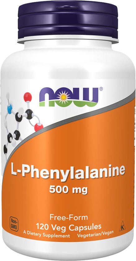 L-Phenylalanine 500 mg - 120 veggie caps - Now Foods