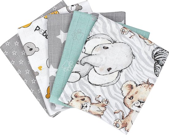 Foto: Baby wasbare vouwluiers 70x80 5 10 stks unisex 6 5er pack