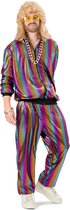 Funny Fashion - Costume années 80 & 90 - Jogging Rainbow - Homme - Multicolore - Taille 56-58 - Déguisements - Déguisements