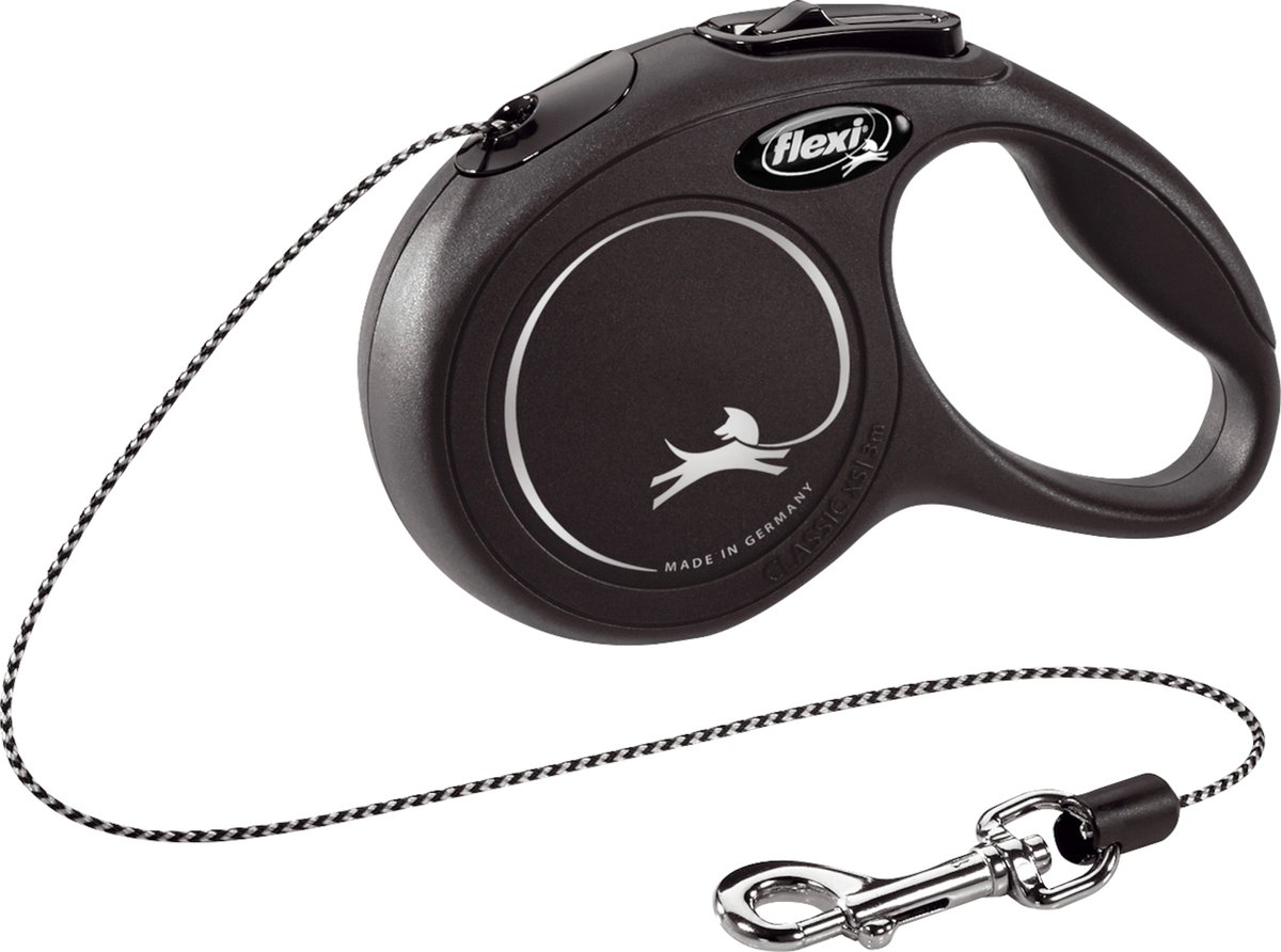 Flexi New Classic Koord hondenriem voor kleine honden