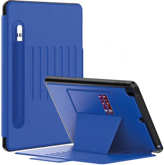 ShockProof Tablet Hoes - Geschikt voor iPad Hoes 7e, 8e, 9e Generatie - 10.2 inch (2019-2021) - Blauw