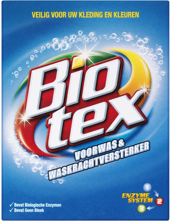 2x Biotex Waspoeder Voorwas & Waskrachtversterker 750 gr