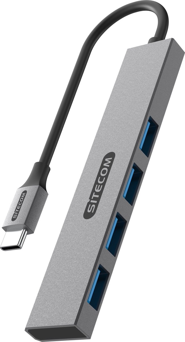 Sitecom Usb-c To 4x Usb-a Tiny Hub