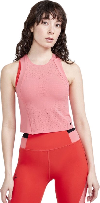 Craft ADV HIT perforated Tank - Fitnesstop - Roze - Dames