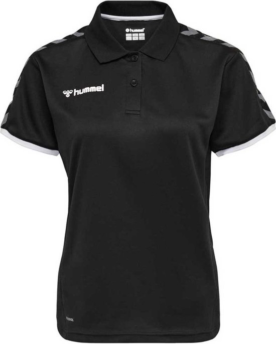 Hummel Authentic Functional Poloshirt Met Korte Mouwen Zwart 2XL Vrouw