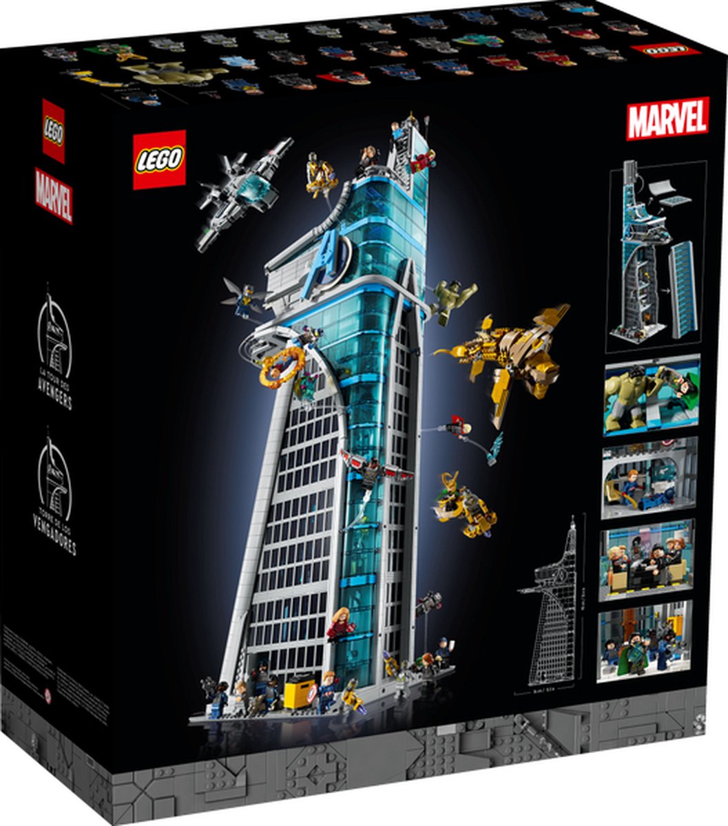 LEGO 76166 Super Heroes La Tour de Combat des Avengers V29