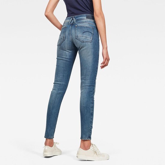 Jeans G-Star Lynn Skinny 3D Wmm Pour Femmes - Taille 24 (et Autres Disponibles) - Denim Stretch Indigo - Neuf Avec étiquettes