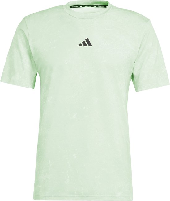 adidas Performance Power Workout T-shirt - Heren - Groen- XS