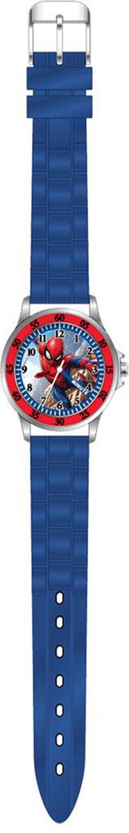 Disney Kinderhorloge Spiderman - 5-DIS014 Time Teacher - Horloge Spiderman - Disney - Rood