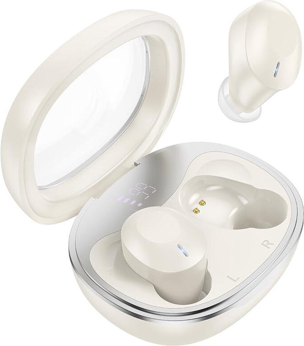Hoco EQ3 Draadloze Oortjes Smart True Wireless Bluetooth Headset Beige