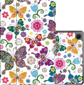 Hoesje Geschikt voor Samsung Galaxy Tab A9 Hoesje Case Hard Cover Hoes Book Case - Vlinders