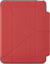 Pipetto Origami No2 Pencil Shield – geschikt voor iPad 10.9 2022 – met multifunctionele vouwbare cover – volledige 360˚ bescherming – geschikt voor Apple Pencil 1 en Logitech Crayon 1 & 2 - rood