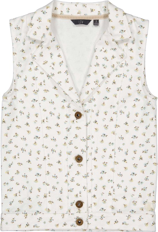 GILET | AOP White Flower