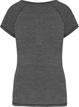 SportT-shirt Dames M Proact Ronde hals Korte mouw Marl Dark Grey 88% Polyester, 12% Elasthan